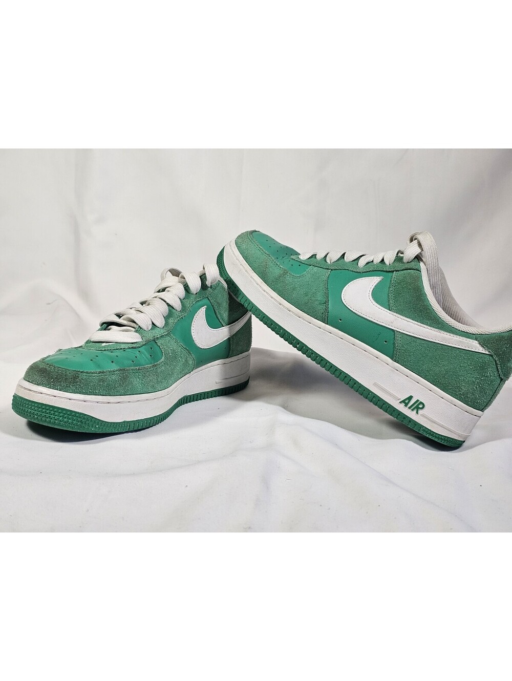 Nike Air Force 1 Stadium Green Suede Sneakers Size 11 Men's IB6388-300
